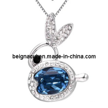Sw Elements Crystal Aquamarine Color Rabbit Necklaces Jewelry
